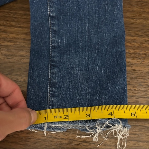 Madewell High Rise Button-Fly Jeans in Denim Blue Size 24 - Picture 11 of 11